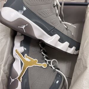 Jordan Kids' Gray and White Sneakers